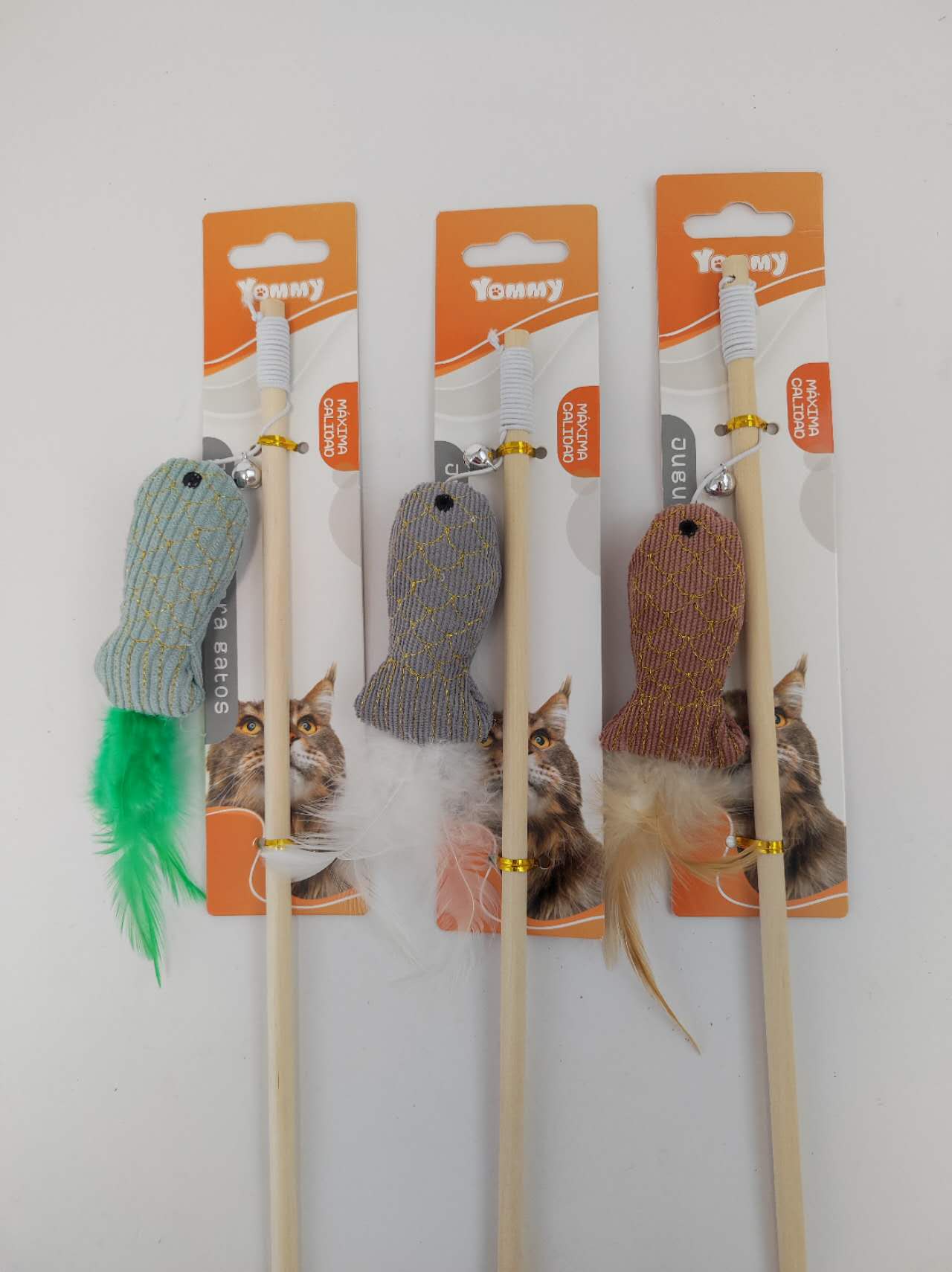 KFX-8253629 Interactive Cat Teasing Stick Toy for Engaging Play Sessions