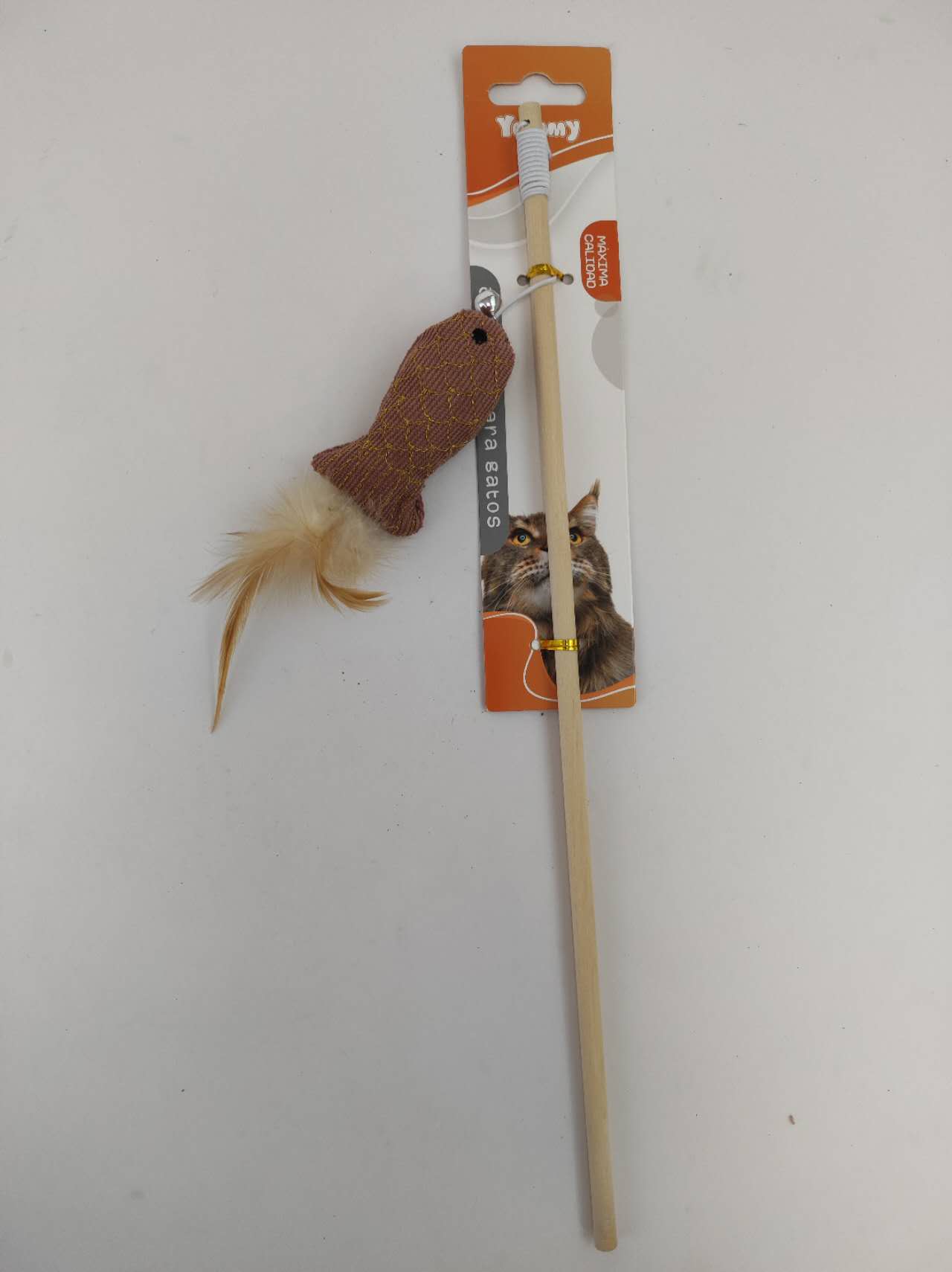 KFX-8253629 Interactive Cat Teasing Stick Toy for Engaging Play Sessions