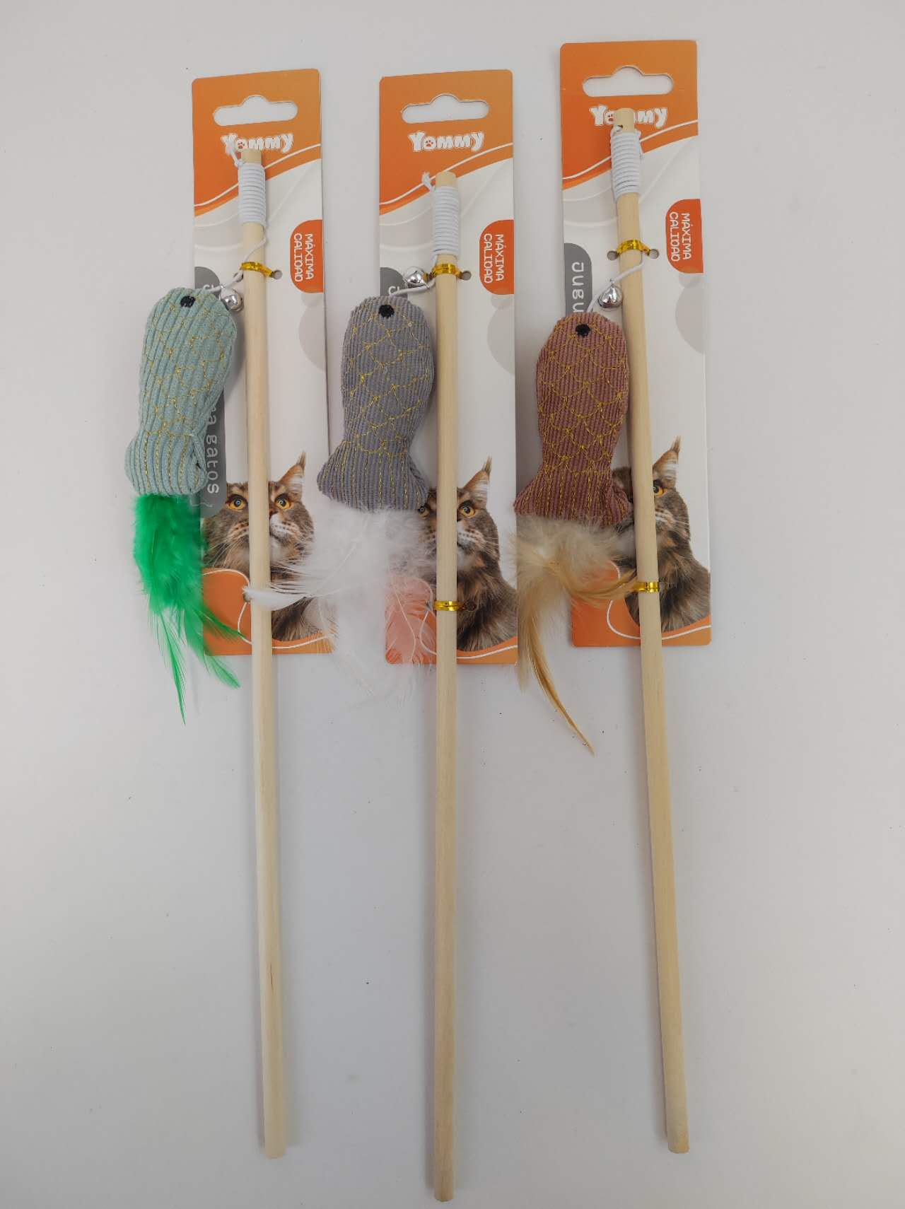 KFX-8253629 Interactive Cat Teasing Stick Toy for Engaging Play Sessions