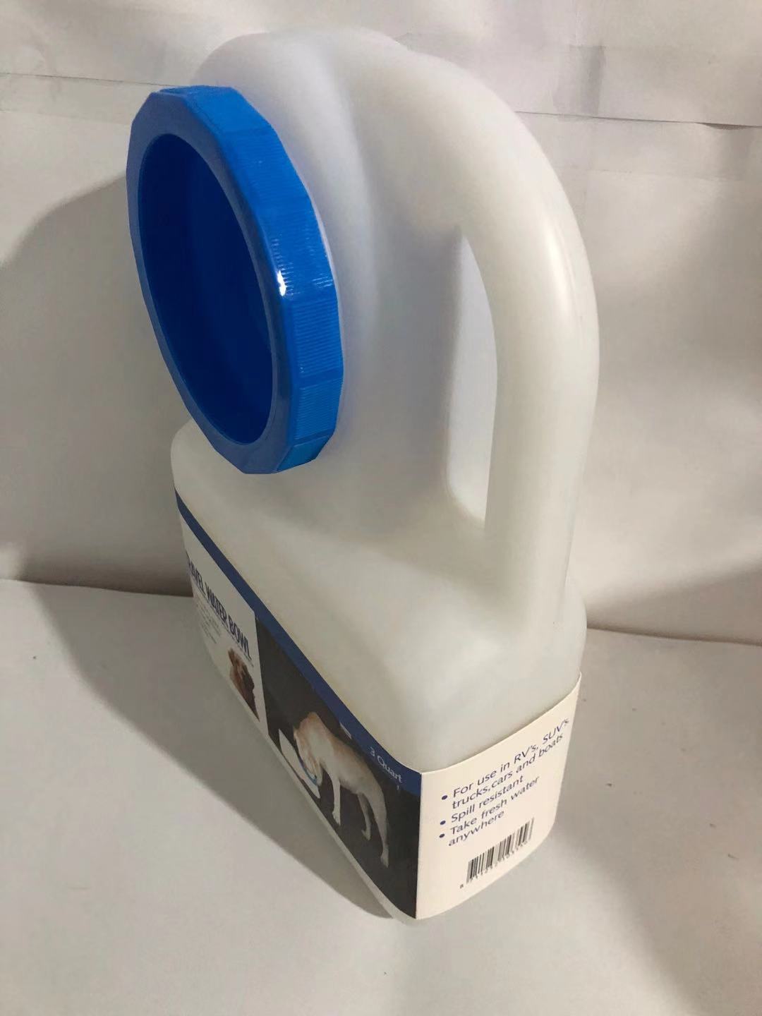 KFX-8258621 Portable Pet Water Feeder for Dogs and Cats - Resin Drinking Fountain