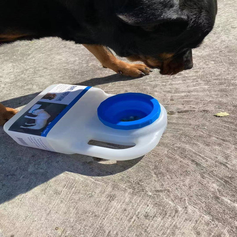 KFX-8258621 Portable Pet Water Feeder for Dogs and Cats - Resin Drinking Fountain