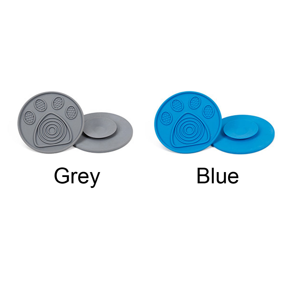 KFX-8258749 Silicone Pet Slow Food Licking Pad - 14.5cm for Dogs and Cats, Bathing and Reward Use