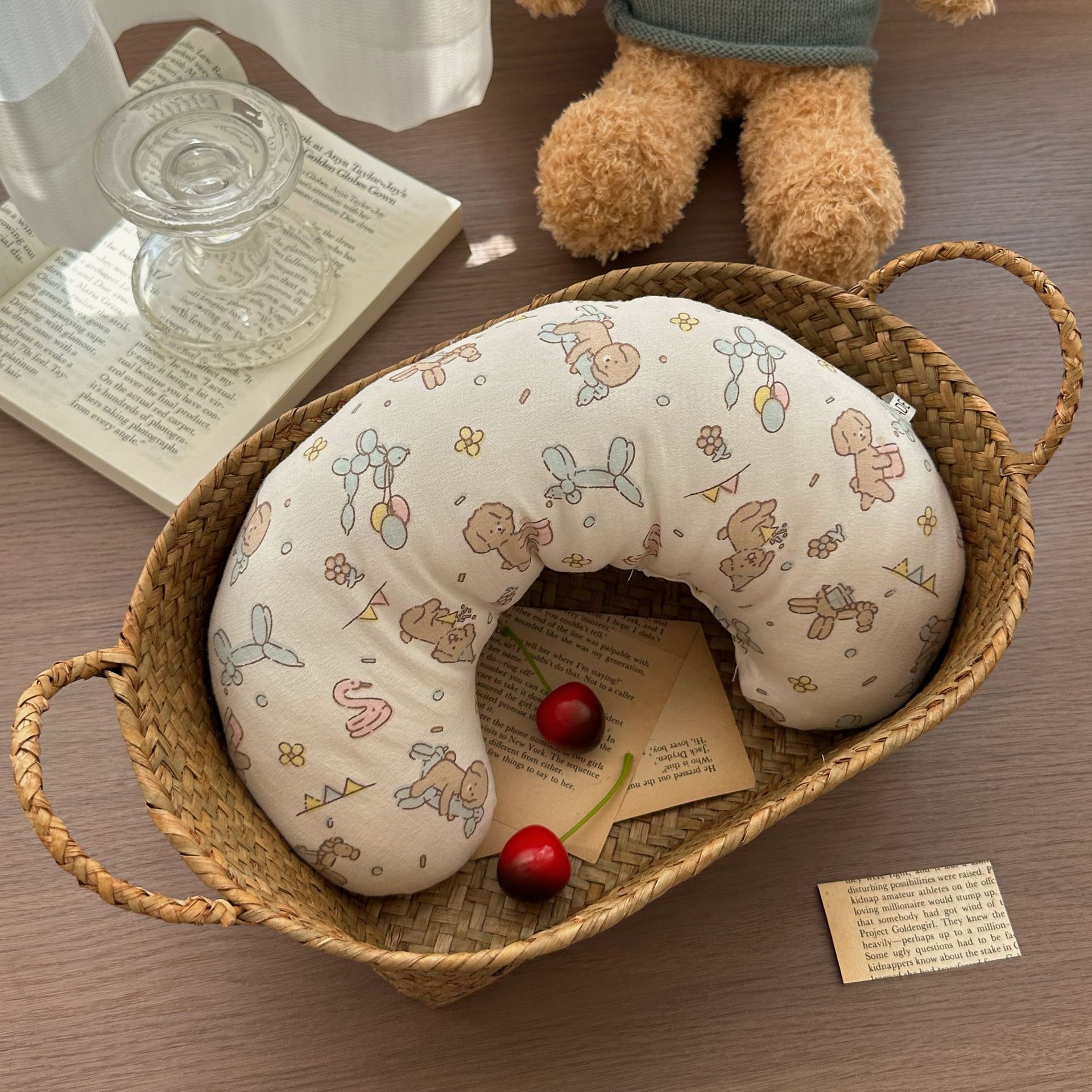 KFX-8259389 Soft Cloth Cat Pet Pillow and Bed Set - Multiple Sizes Available