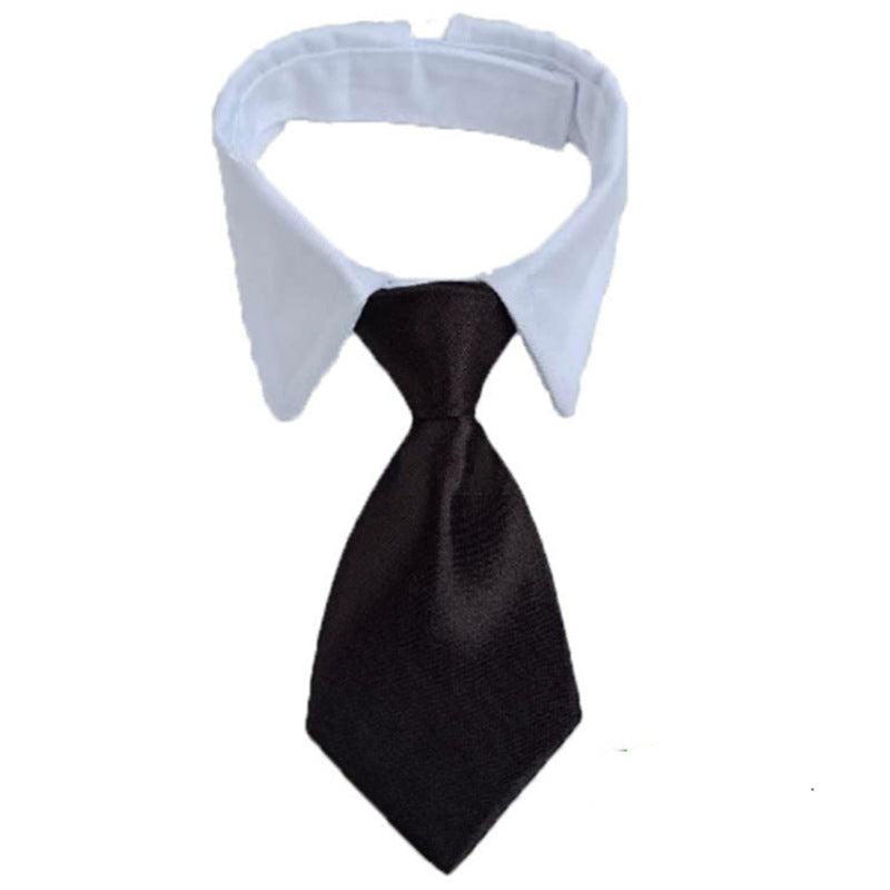 KFX-8260541 Pet Striped Bow Tie Scarf Collar for Dogs - Cotton Polyester, Various Colors Available