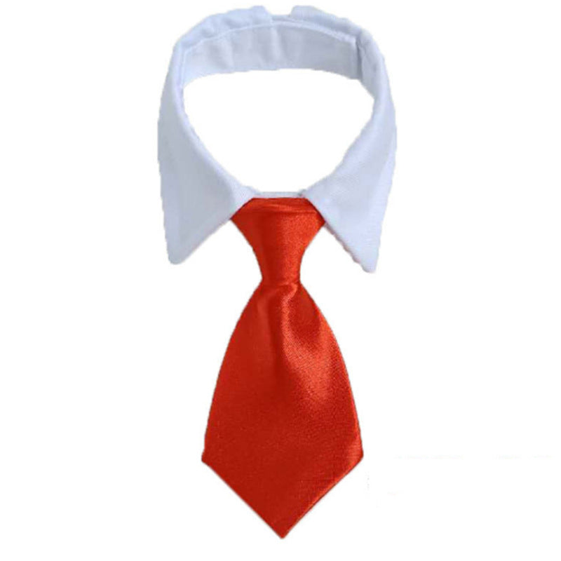 KFX-8260541 Pet Striped Bow Tie Scarf Collar for Dogs - Cotton Polyester, Various Colors Available