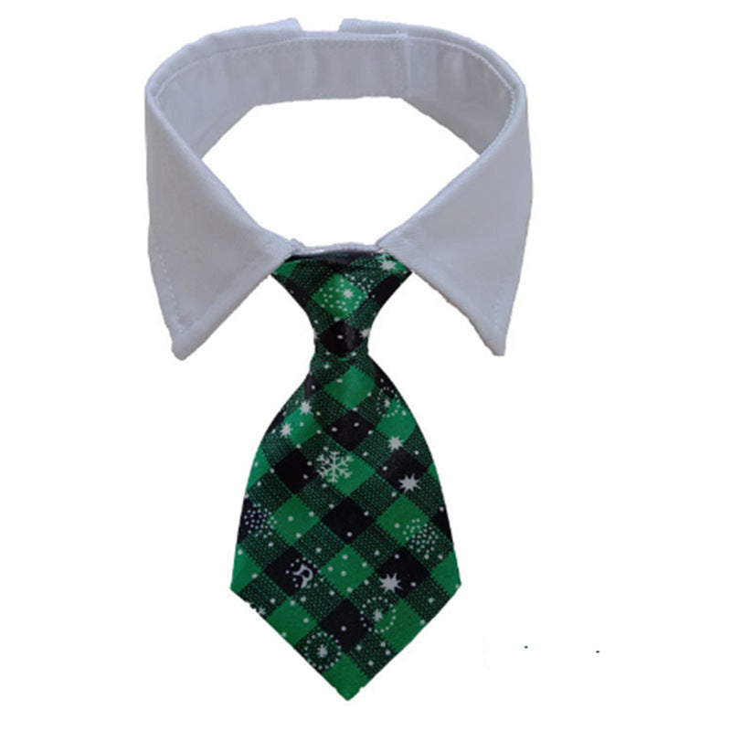 KFX-8260541 Pet Striped Bow Tie Scarf Collar for Dogs - Cotton Polyester, Various Colors Available