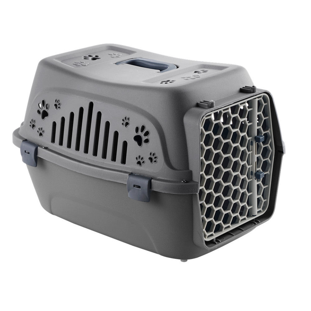 KFX-8262205 Large Pet Flight Case for Small Pets - Versatile Carrying Bag in Pink, Blue, Beige, and Gray