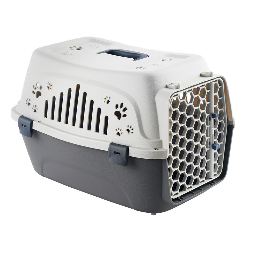 KFX-8262205 Large Pet Flight Case for Small Pets - Versatile Carrying Bag in Pink, Blue, Beige, and Gray