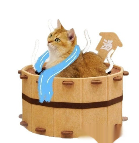 KFX-8262589 Cozy Plush Pet Bed with Warmth Retention for Cats