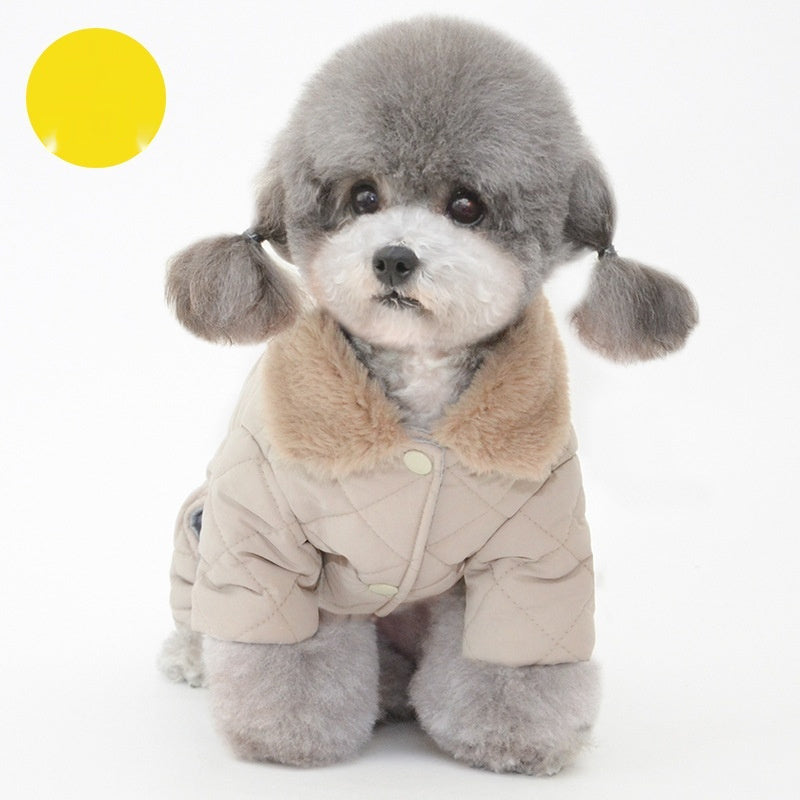 KFX-8262973 Cozy Cotton Dog Coat for Winter – Casual Pet Clothing