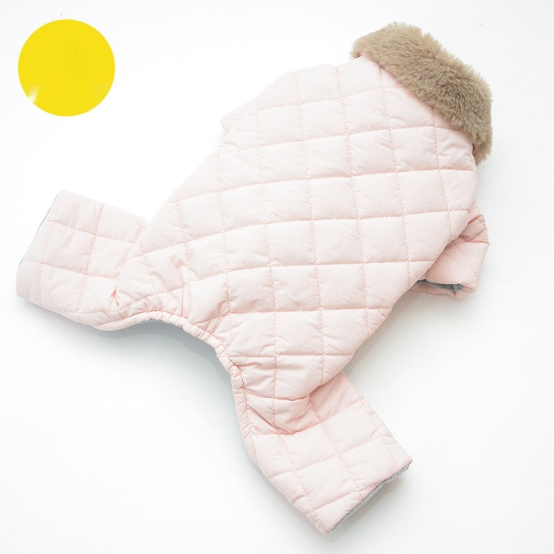KFX-8262973 Cozy Cotton Dog Coat for Winter – Casual Pet Clothing