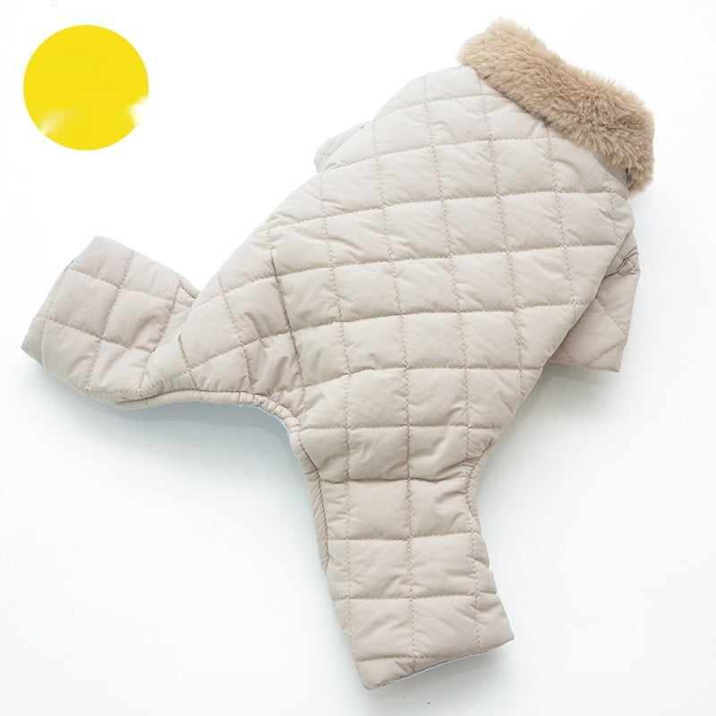 KFX-8262973 Cozy Cotton Dog Coat for Winter – Casual Pet Clothing