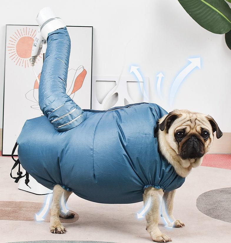 KFX-8266173 Automatic Pet Drying Bag with Quick-Drying Hair Dryer for Bathing Dogs