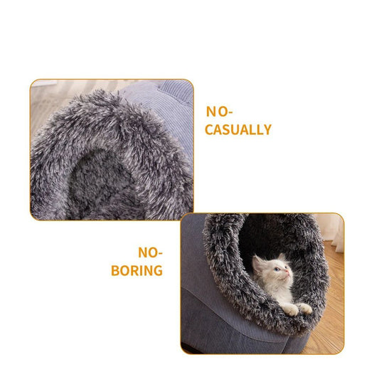 KFX-8268349 Cozy Washable Dog Bed Mat for Small to Large Pets - Soft Winter Cushion for Sleeping