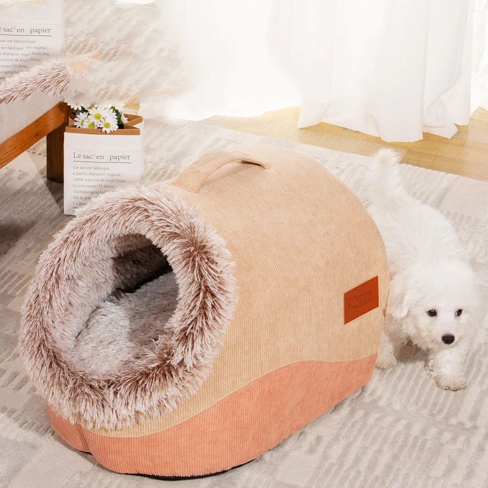 KFX-8268349 Cozy Washable Dog Bed Mat for Small to Large Pets - Soft Winter Cushion for Sleeping