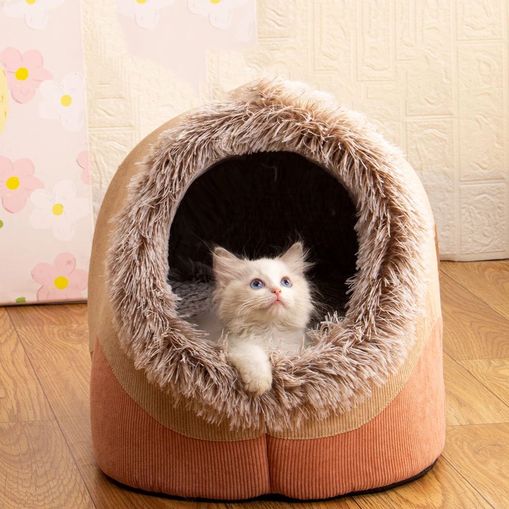 KFX-8268349 Cozy Washable Dog Bed Mat for Small to Large Pets - Soft Winter Cushion for Sleeping