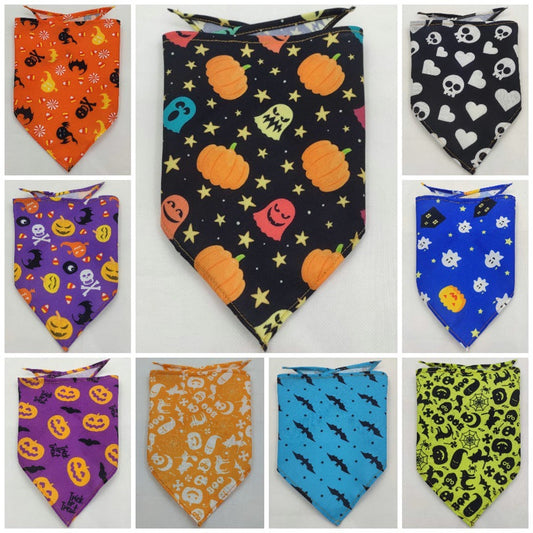 KFX-8271677 Pet Triangle Scarf Towel for Drool Cleanup - Soft Polyester Tie-Dye Design