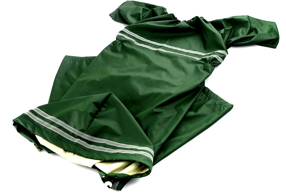 KFX-8272445 Water-Resistant Raincoat for Large and Medium Dogs - Acrylic Material