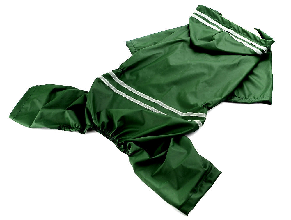 KFX-8272445 Water-Resistant Raincoat for Large and Medium Dogs - Acrylic Material