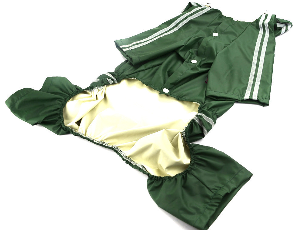 KFX-8272445 Water-Resistant Raincoat for Large and Medium Dogs - Acrylic Material