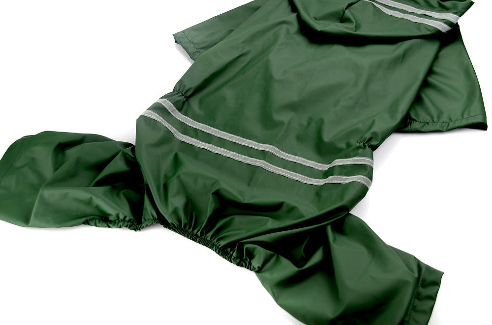 KFX-8272445 Water-Resistant Raincoat for Large and Medium Dogs - Acrylic Material