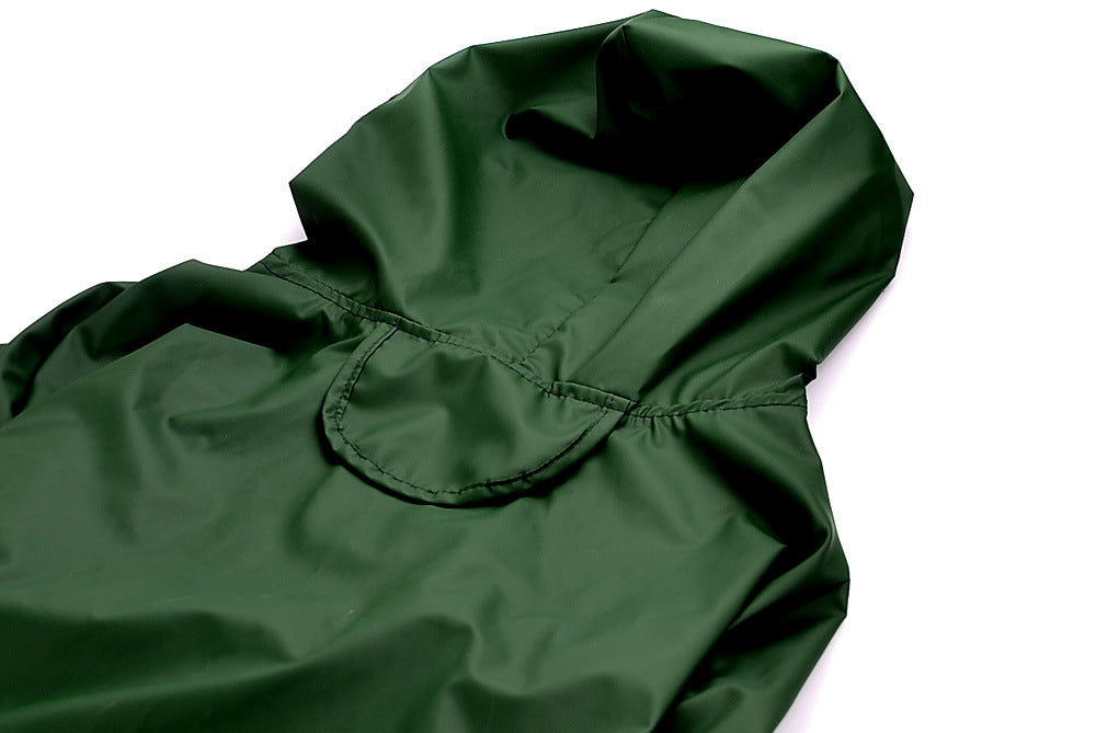 KFX-8272445 Water-Resistant Raincoat for Large and Medium Dogs - Acrylic Material
