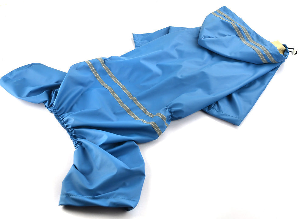 KFX-8272445 Water-Resistant Raincoat for Large and Medium Dogs - Acrylic Material