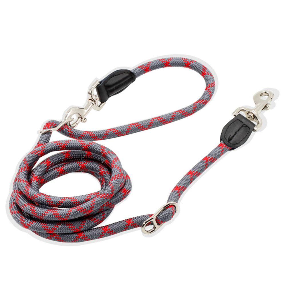 KFX-8273853 Multifunctional Adjustable Dog Traction Rope with Nylon Weave and High-Density Polyester