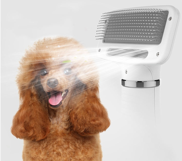 KFX-8275645 All-in-One Pet Hair Dryer and Comb for Dogs and Cats, Adjustable Air Settings, Gentle and Strong Warm Air