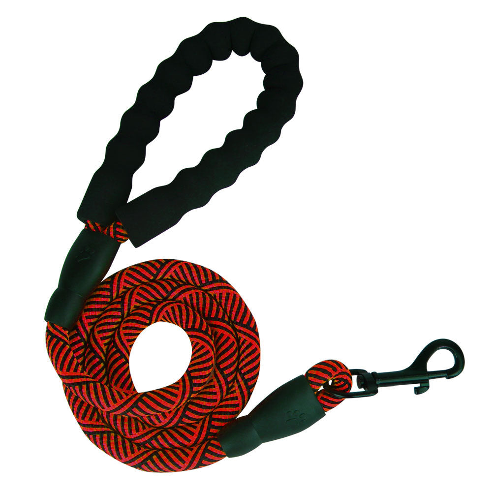 KFX-8285373 Dog Nylon Tow Rope Leash - Strong Pull-Resistant P Chain Walking Lead in Multiple Colors
