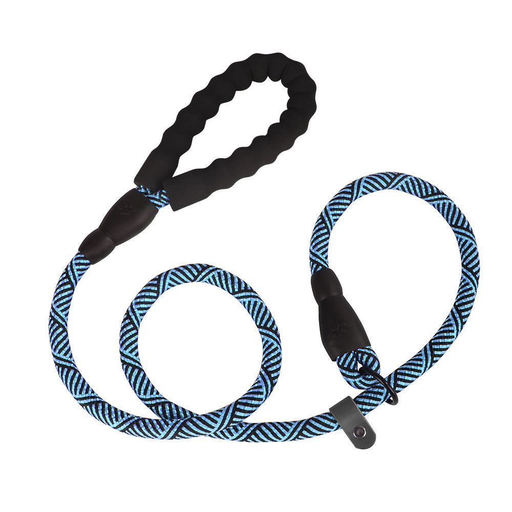 KFX-8285373 Dog Nylon Tow Rope Leash - Strong Pull-Resistant P Chain Walking Lead in Multiple Colors