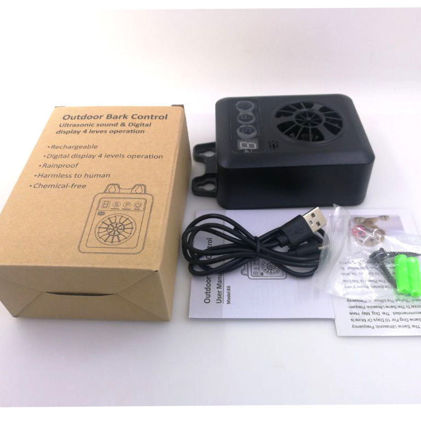 KFX-8288829 Ultrasonic Bark Control Device with Digital Display and Adjustable Sensitivity