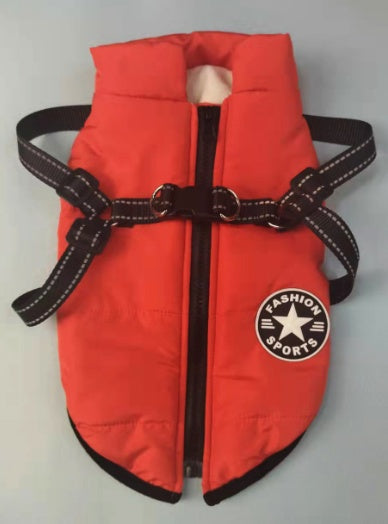 KFX-8289725 Cozy Cotton Padded Pet Apparel for Autumn and Winter in Various Colors and Sizes