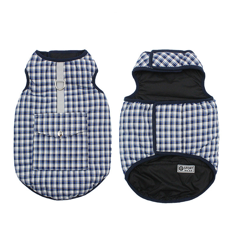 KFX-8289981 Reversible Casual Dog Clothes in Polyester - Comfortable Pet Apparel