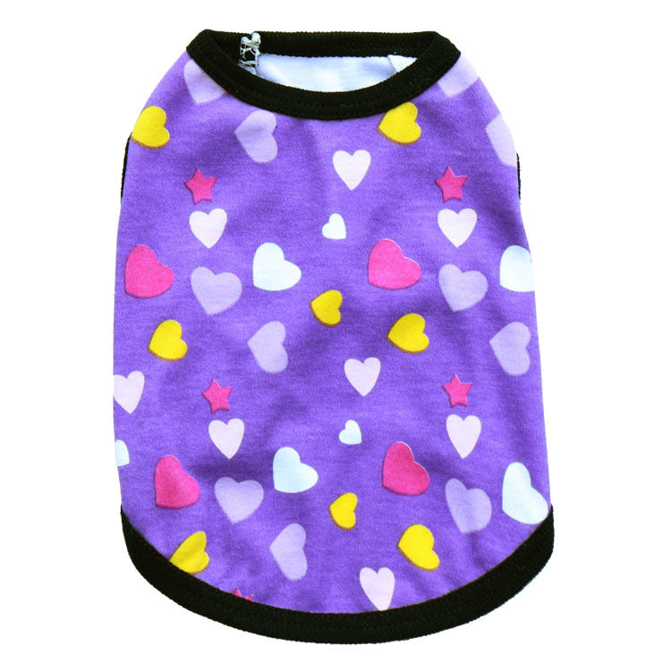 KFX-8291133 Cotton Jersey Pet Vest for Dogs - Comfortable and Stylish Pet Clothing