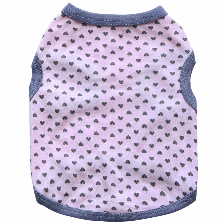 KFX-8291133 Cotton Jersey Pet Vest for Dogs - Comfortable and Stylish Pet Clothing