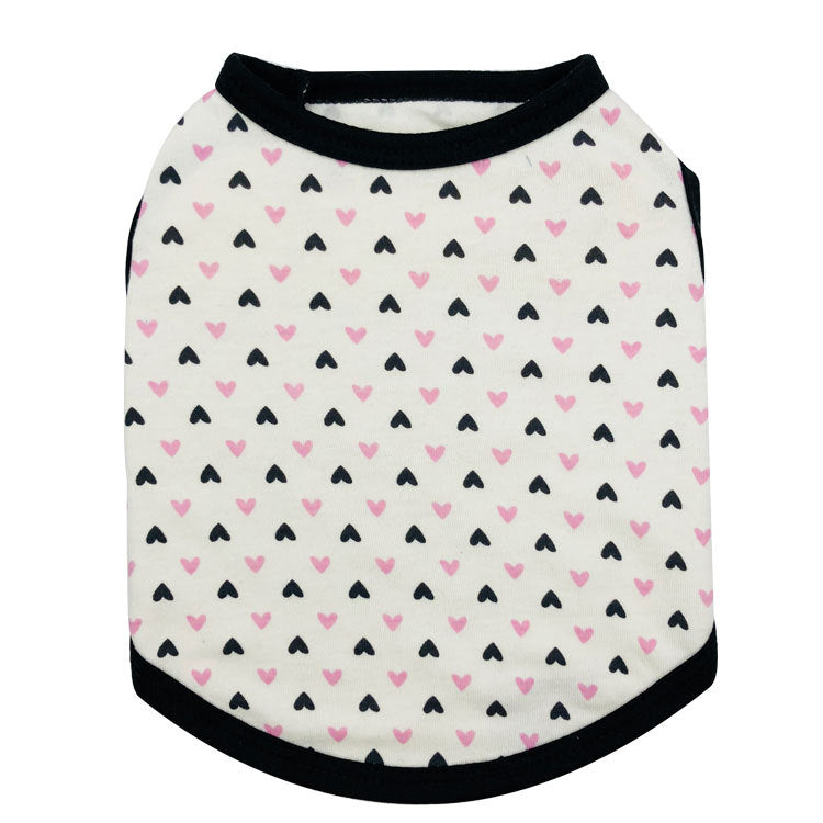 KFX-8291133 Cotton Jersey Pet Vest for Dogs - Comfortable and Stylish Pet Clothing
