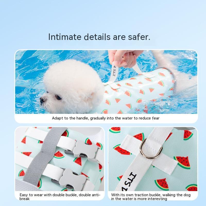 KFX-8293693 Pet Fruit Printed Clothes in Watermelon, Pineapple, Cherry Designs – Casual Oxford Cloth Apparel for Small to XXL Dogs