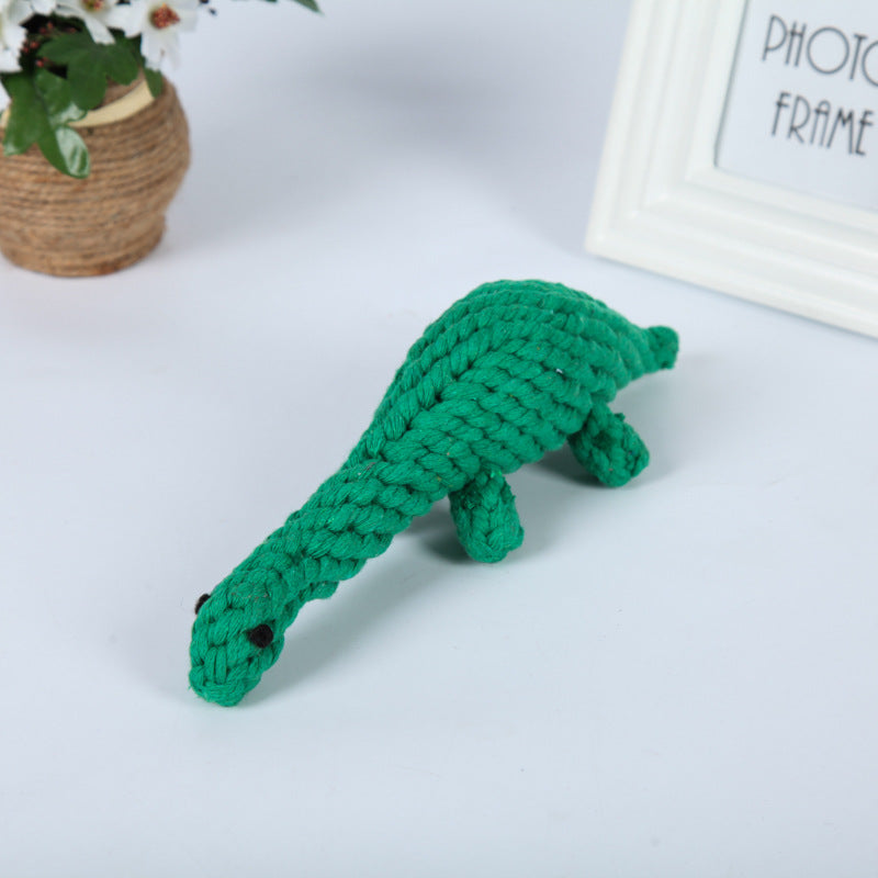 KFX-8298557 Durable Animal Design Interactive Dog Rope Toy Set for Chewing and Dental Care