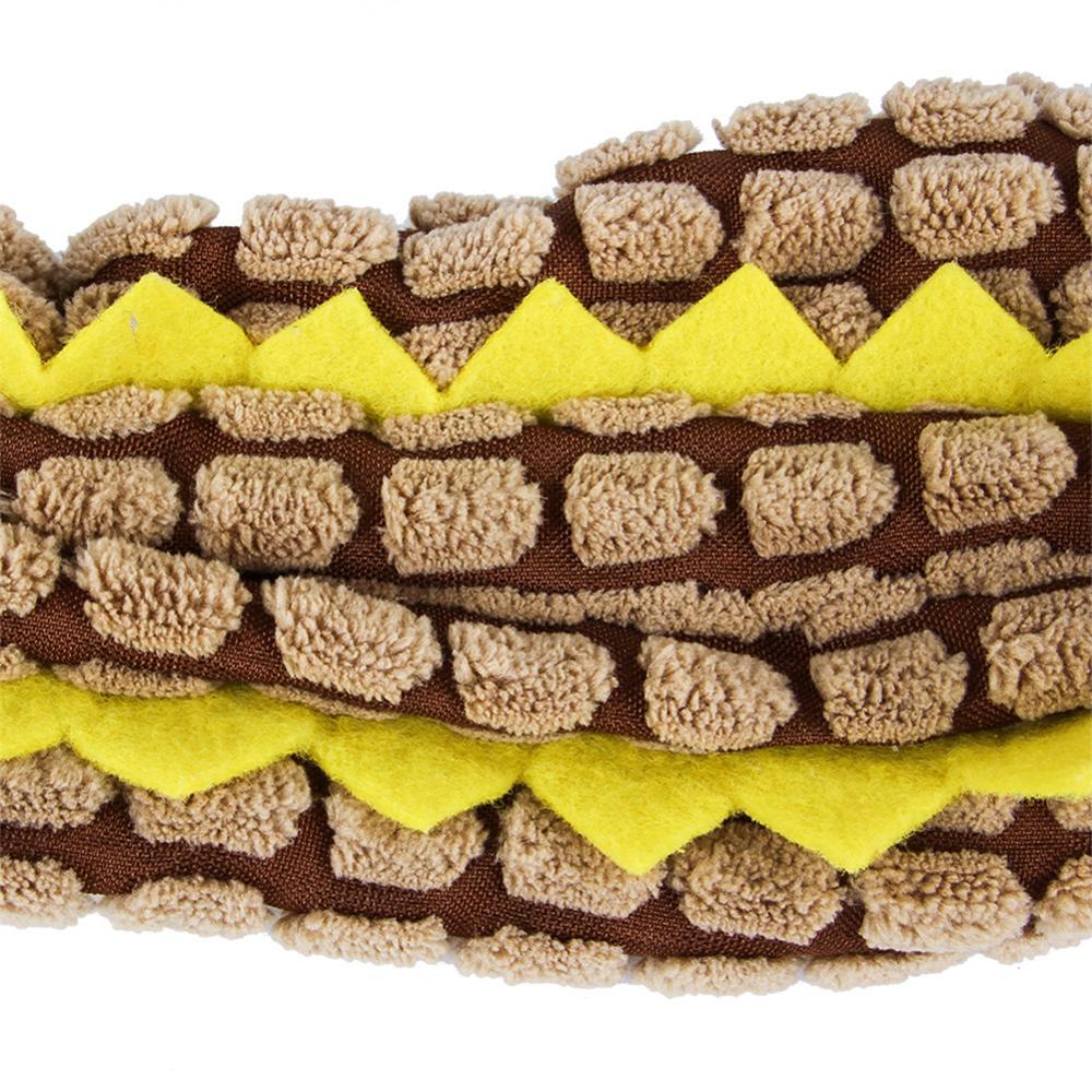 KFX-8301885 Durable Cotton Rope Pet Toy with Teeth Cleaning and Sound Features