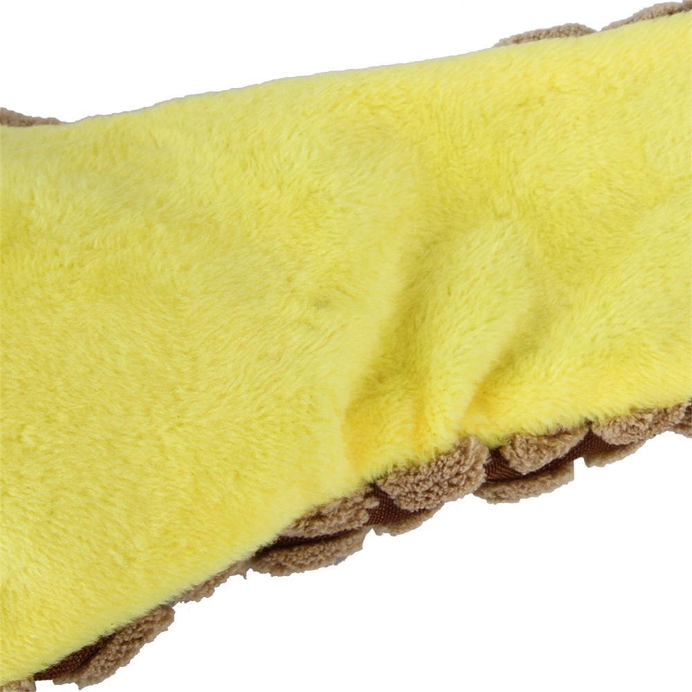 KFX-8301885 Durable Cotton Rope Pet Toy with Teeth Cleaning and Sound Features