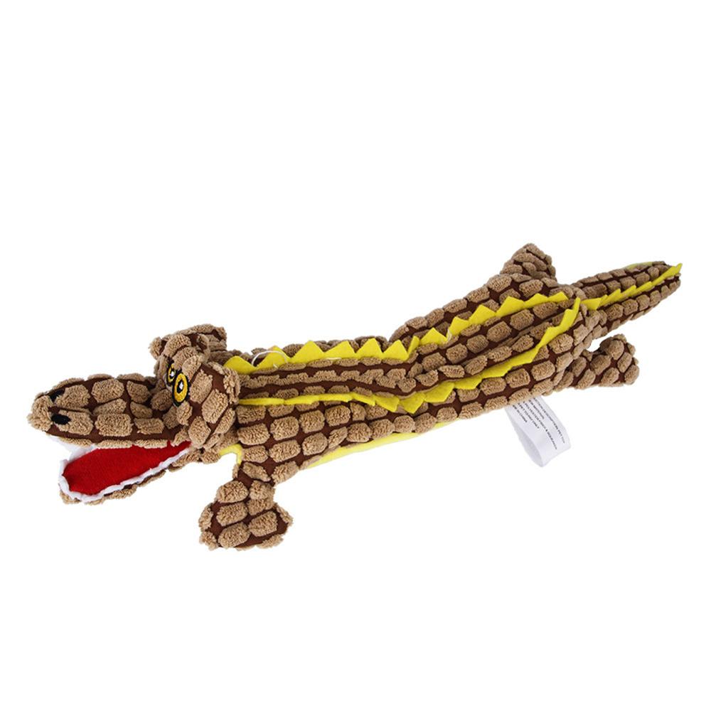 KFX-8301885 Durable Cotton Rope Pet Toy with Teeth Cleaning and Sound Features