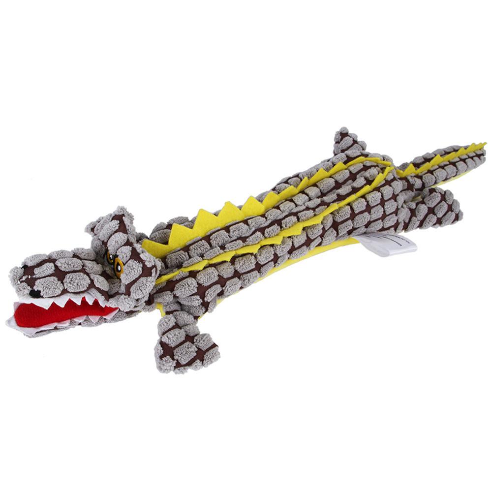 KFX-8301885 Durable Cotton Rope Pet Toy with Teeth Cleaning and Sound Features