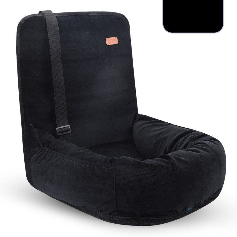 KFX-8303293 Pet Car Seat Cushion - Cloth Dog Car Kennel and Cushion for Comfort and Safety 50x50x20cm