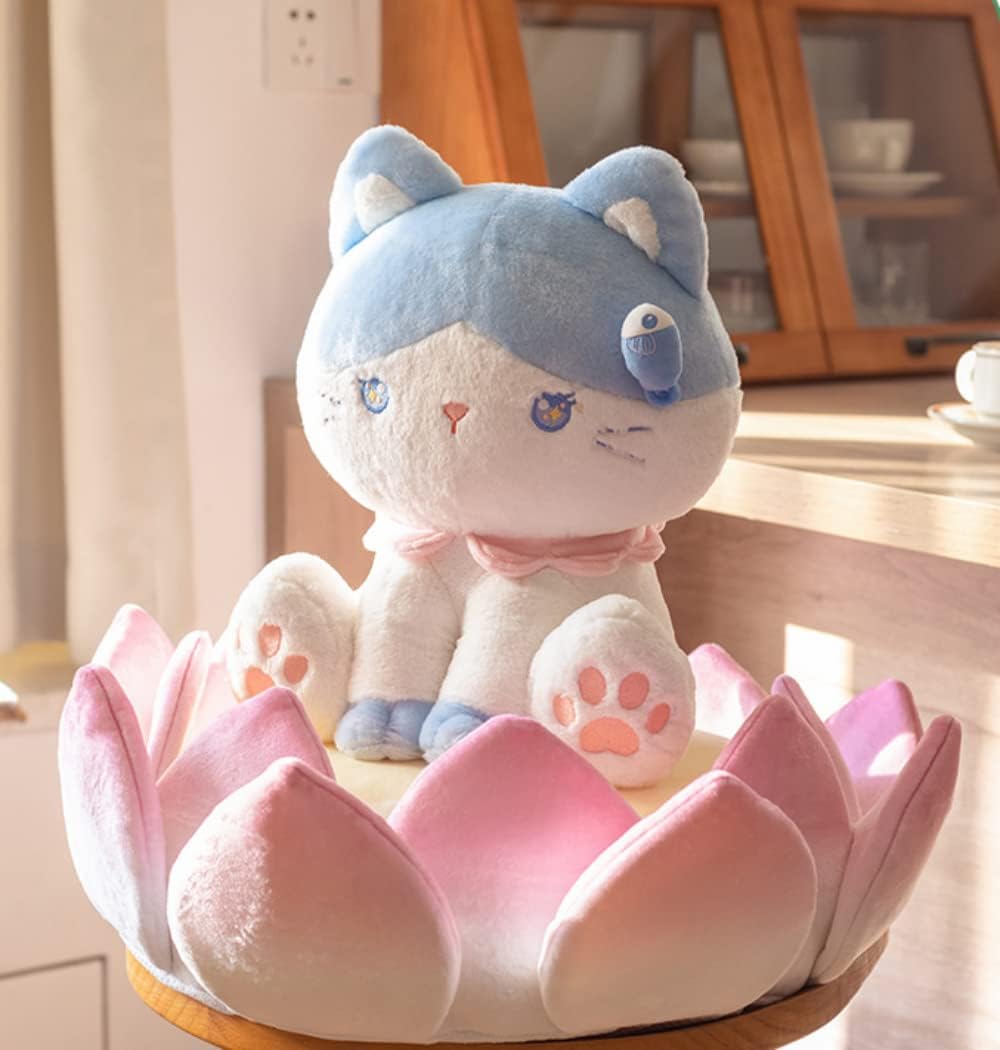 KFX-8304317 Three-Dimensional Lotus Shape Cat Sofa Bed, Soft and Detachable Indoor Cushion for Small Pets