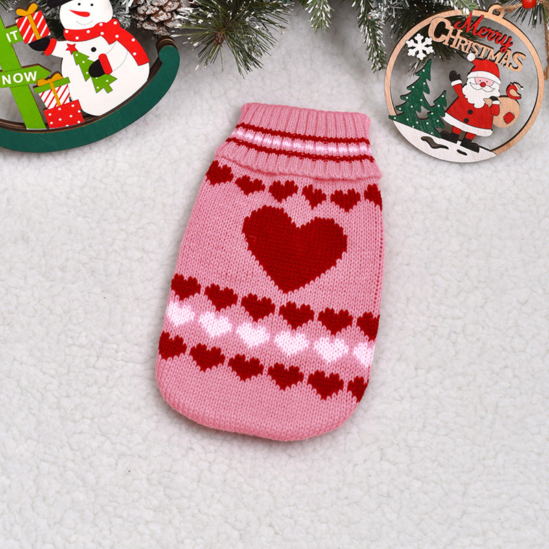 KFX-8304829 Thickened Acrylic Pet Sweater for Dogs and Cats - Various Styles and Sizes Available