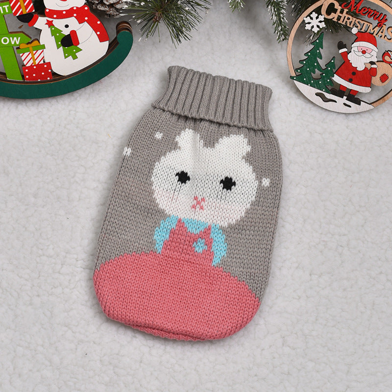 KFX-8304829 Thickened Acrylic Pet Sweater for Dogs and Cats - Various Styles and Sizes Available