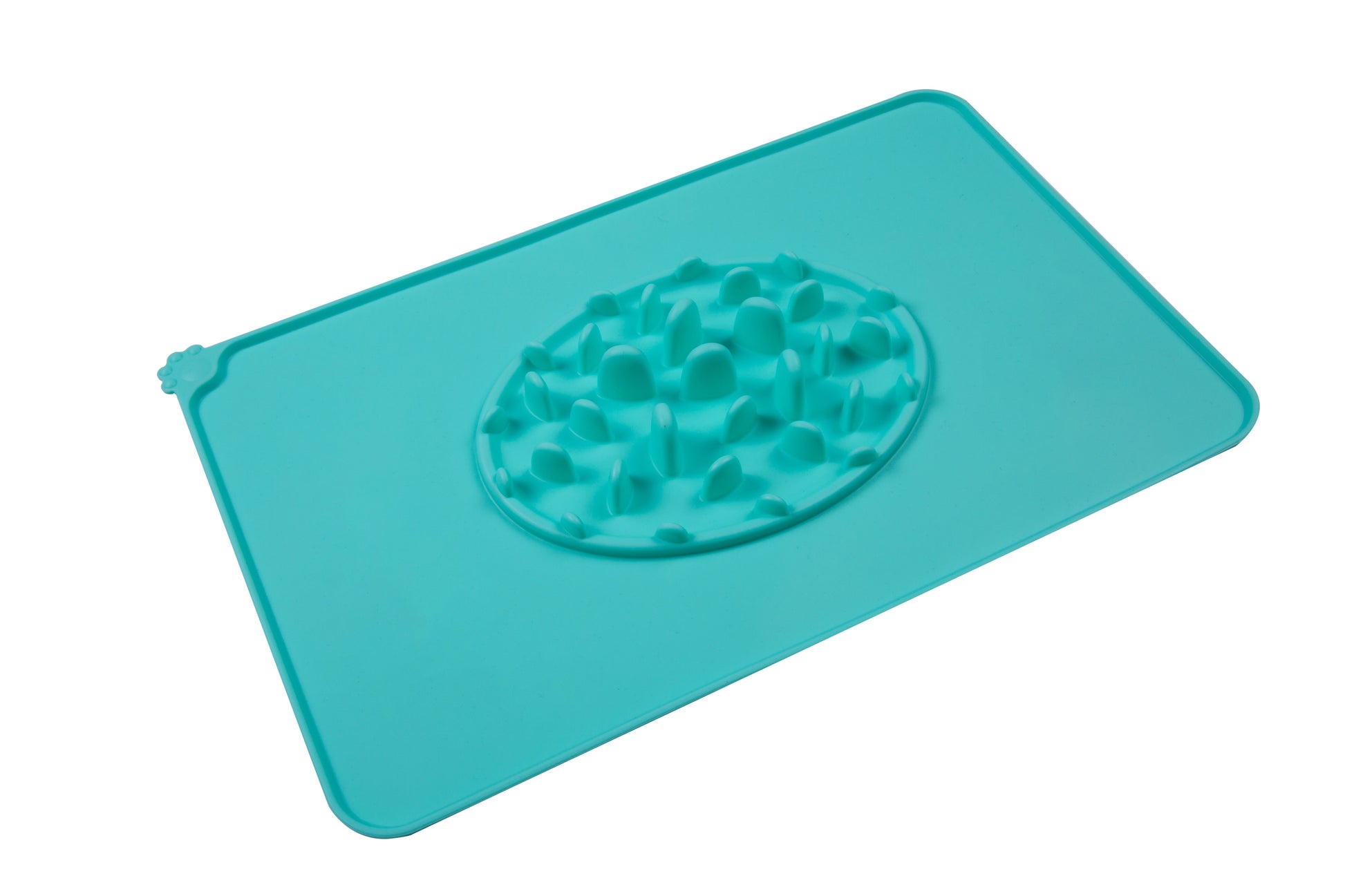 KFX-8308669 Dog Claw Slow Feeder Mat - Food Grade Silicone, Non-Slip Design for Cats and Dogs, 47x30cm