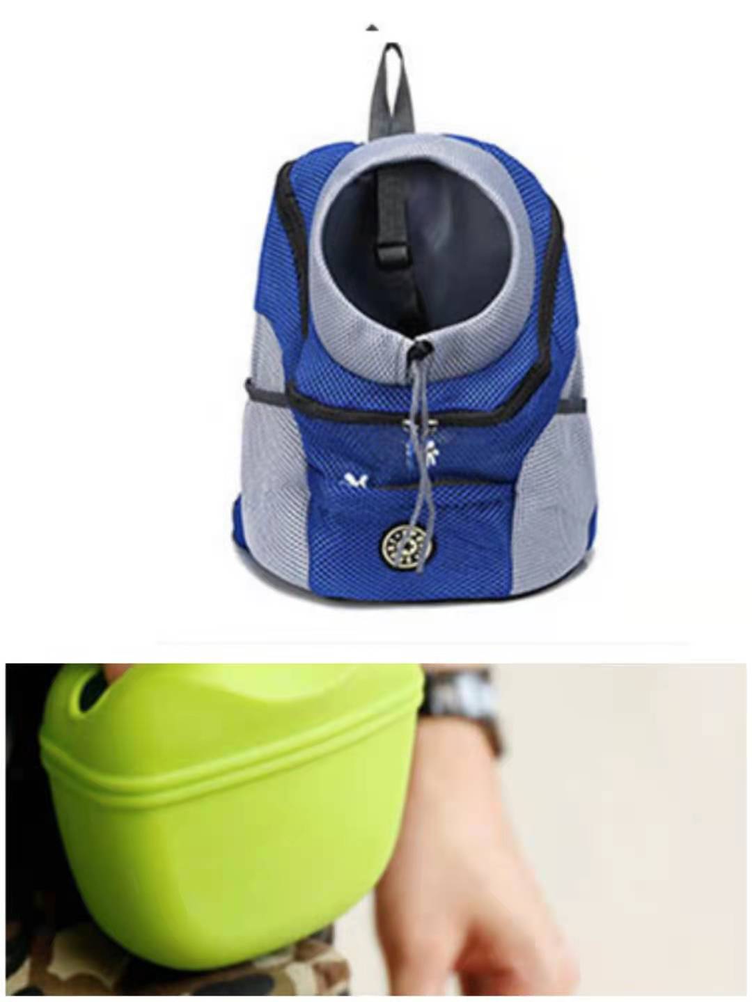 KFX-8309053 Portable Silicone Dog Snack Training Bag with Magnetic Closure and Clip - Available in Multiple Colors