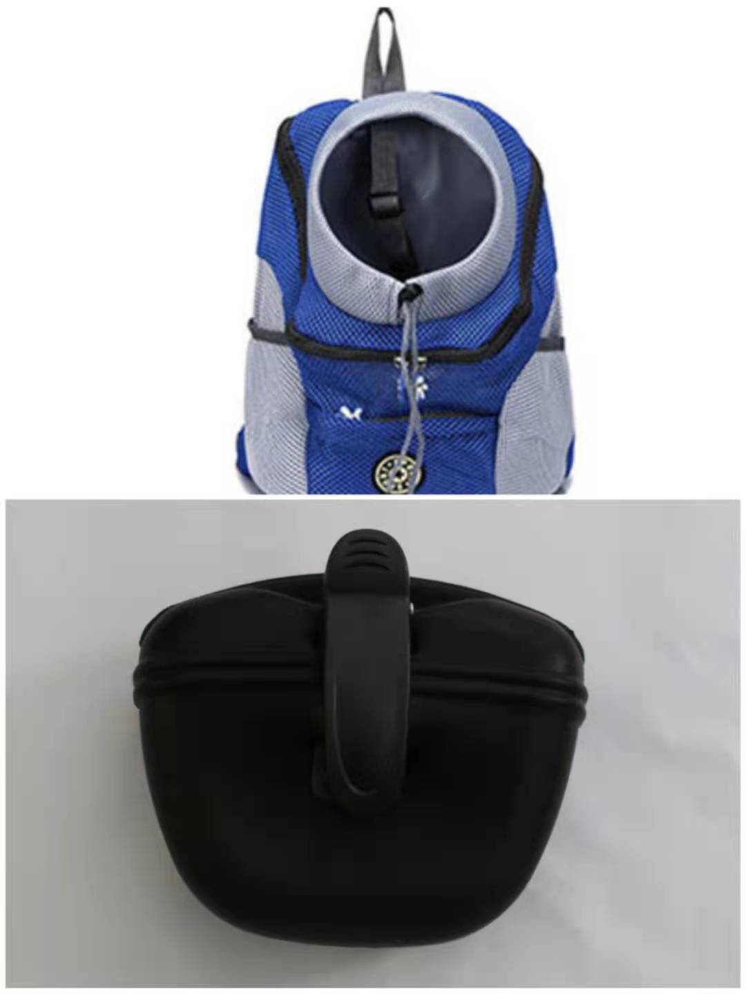 KFX-8309053 Portable Silicone Dog Snack Training Bag with Magnetic Closure and Clip - Available in Multiple Colors